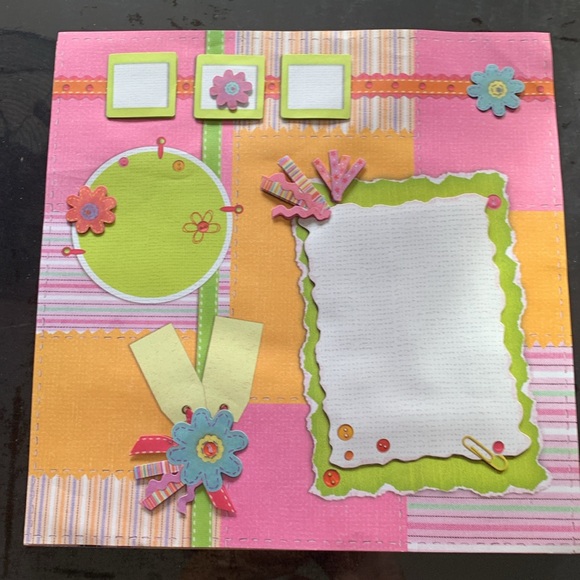 7 pre made 12 x 12” scrapbook pages - Picture 3 of 8
